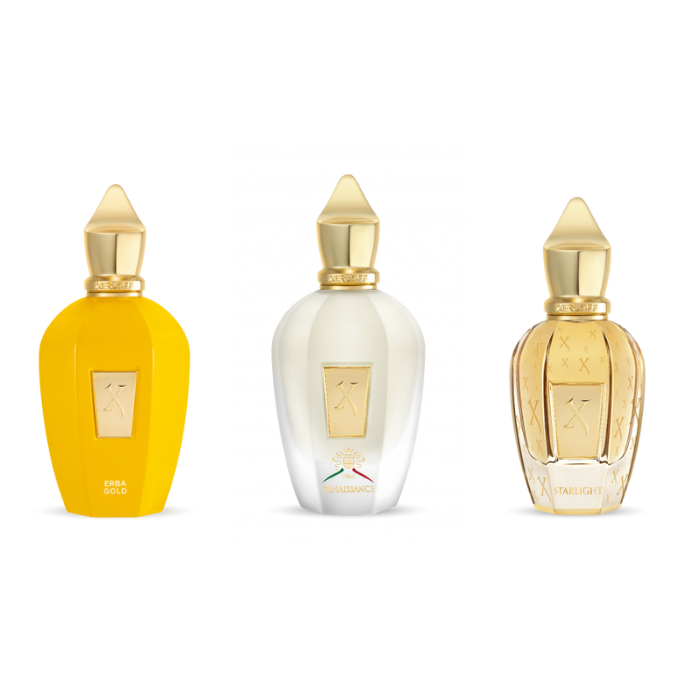 Xerjoff Discovery Sample Set - Erba Gold, Starlight & Renaissance